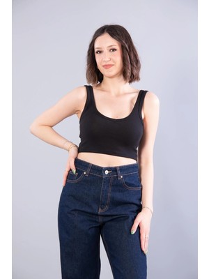 Mckanzie 6695 (N-2299) V Yaka Kalın Askılı Kaşkorse Crop