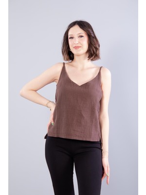 Mckanzie 6650 (N-2284) İp Askılı Müslin Bluz