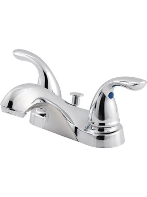 Pfisterer Pfister LG1435100 Pfirst Serisi 2 Saplı 10 cm Centerset Banyo Musluğu Cilalı Krom, Su Verimli Model