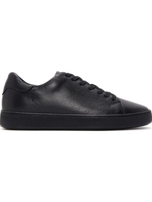 Derimod Erkek Siyah Bağcıklı Deri Sneaker WM710004DV