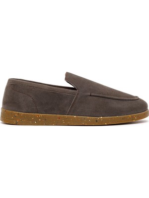 Derimod Erkek Vizon Süet Deri Loafer 26SFD766710