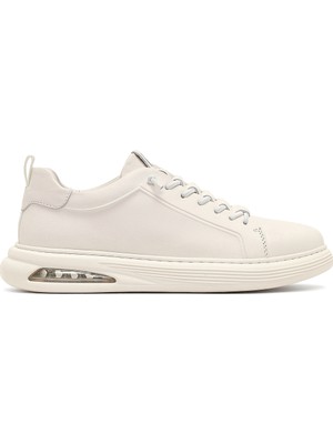 Derimod Erkek Beyaz Bağcıklı Deri Sneaker WM680005DV