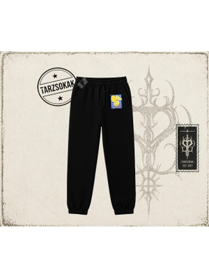 Tarzsokak Unisex Citrus Unisex Jogger Eşofman Altı Beyaz