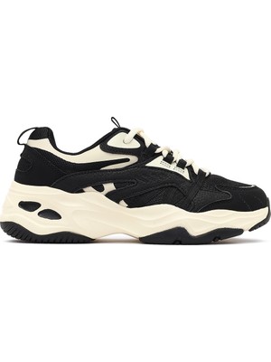 Derimod Kadın Siyah Bağcıklı Kalın Tabanlı Sneaker AF530000SK