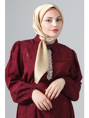 Harem Scarf Como Saten Eşarp V-73