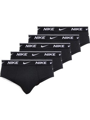 Nike Erkek Marka Logolu Günlük Kullanıma Uygun Siyah Boxer