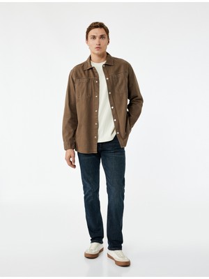 Koton Pamuklu Normal Bel Straight Fit Jean - Mark Jean