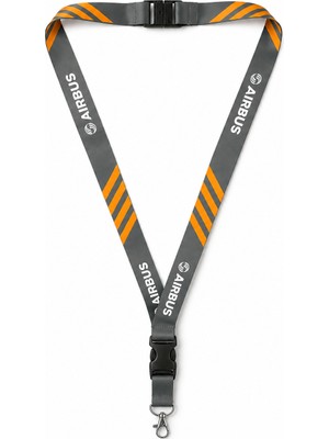 Crew Turk Lanyard 4 Sırma Aırbus Fume