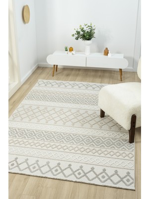 Vitali Home Viola Beyaz Salon Oturma Odası Çocuk Odası Yatak Odası Halısı VIO305