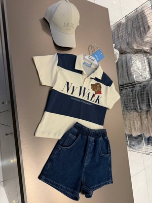 La'ciel Paris Erkek Çocuk Ny Polo Yaka Tshirt ve Ballon Şort Takım