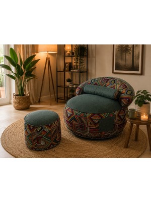 Pufymax Cozy Legom Puf, Puflu Koltuk,berjer,uzanma Koltuğu,rahat Koltuk,çok Amaçlı Yuvarlak Koltuk