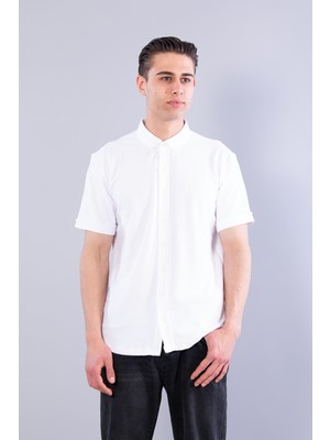 Mckanzie V7070 American Oxford Kısa Kol Gömlek