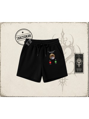 Tarzsokak Unisex Hampter Is Calling Unisex Şort Beyaz