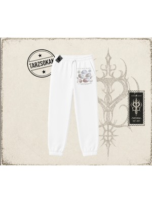 Tarzsokak Unisex Gifts From The Sea Unisex Jogger Eşofman Altı Beyaz