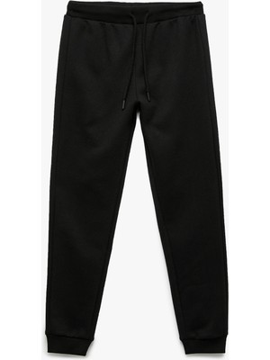 Koton Beli Lastikli Şardonlu Cepli Jogger Eşofman Altı
