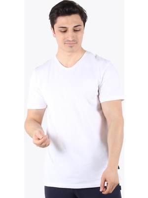 Mckanzie 2021 V Yaka Basic Süprem Regular Fit T-shirt