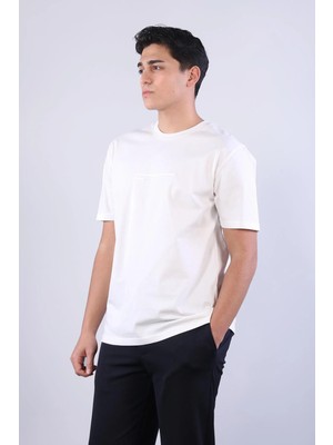 Mckanzie 2271 Baskı 1 O yaka 24*1 Süprem Oversize T-shirt