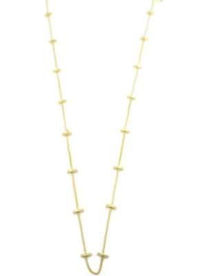 Aesco Çubuk Kolye - 45CM - Altın