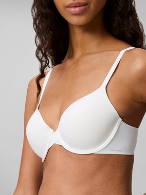 Calvin Klein Kadın Marka Logolu Şık Tasarımlı Günlük Kullanıma Uygun Beyaz Sütyen