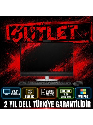Dell Optiplex 7420ATS Aıo Intel Core I5-14500T 16GB Ddr5 Ram 256GB M.2 SSD 23.8″ Full Hd IPS Wi-Fi Windows 11 Pro All-In-One Bilgisayar