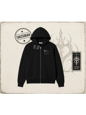 Tarzsokak Unisex Kanye Tweet Oversize Unisex Hırka & Çeket Fermuarlı Sweatshirt Beyaz