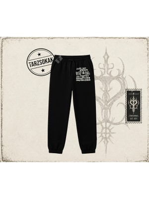 Tarzsokak Unisex Ksg Kids See Ghosts Unisex Jogger Eşofman Altı Beyaz