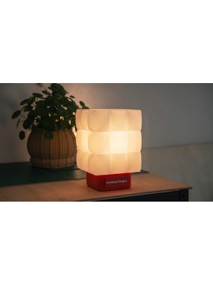 Arylamp Designs Modern Square Puffer Lamp