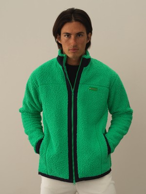 Xint Erkek Yeşil Formunu Koruyan Regular Fit Mont
