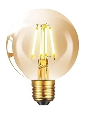 Flament 4W 2700K G80 LED Ampul Kırılmaz Gövde Dim Edilebilir
