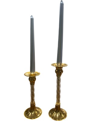 Sedosh Home Vision 25 cm 4'lü Konik Şamdan Mumu Seti - Yeşil, Turkuaz, Kahverengi, Siyah ve Kırmızı