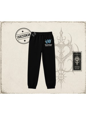 Tarzsokak Unisex Madness Never Ends Unisex Jogger Eşofman Altı Beyaz