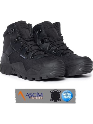 Ascim Outdoor Su Geçirmez Dört Mevsim Deri Unisex Bot