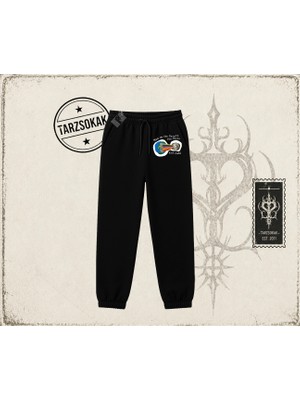 Tarzsokak Unisex Man On The Moon 3 Kid Cudi Unisex Jogger Eşofman Altı Beyaz