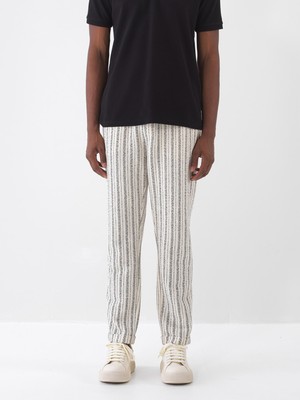 Xint Erkek Ekru Pamuk Dokulu Regular Fit Jogger