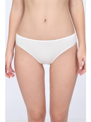 Obje Kadın Ekru Penye Modal Slip