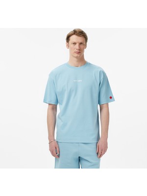 United4 Unıted4 Regular Fit Erkek Mavi T-Shirt