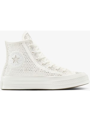 Converse x Swarovski Kadın Beyaz Chuck 70 Sneaker