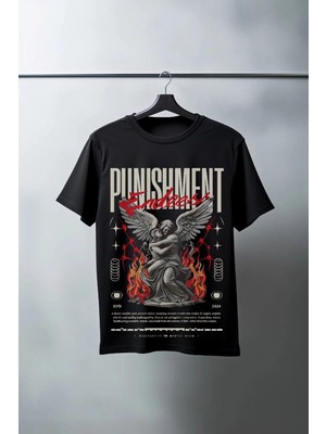 İlk El Grup Unisex Oversize 24/1 Penye Dtf Baskılı Tişört - DTF81