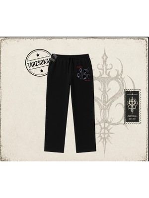 Tarzsokak Unisex No Depth Unisex Baggy Eşofman Altı Beyaz