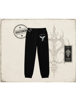 Tarzsokak Unisex Praise God Unisex Jogger Eşofman Altı Beyaz