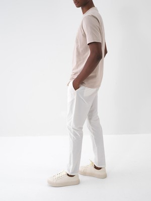 Xint Erkek Ekru Formunu Koruyan Regular Fit Jogger