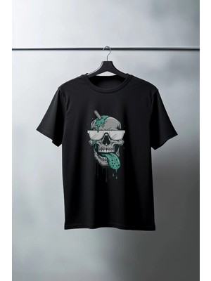 İlk El Grup Unisex Oversize 24/1 Penye Dtf Baskılı Tişört - DTF188