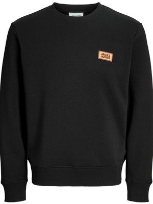 Jack & Jones Jjrush Erkek Sweatshirt Bisiklet Yaka Rahat Günlük Pamuklu