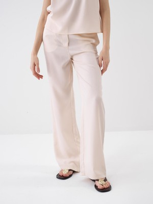 Xint Kadın Naturel Doğal Akışlı Oversize Pantolon