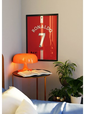 Base Concept Ronaldo 7 Manu Poster Tablo (Çerçeveli)