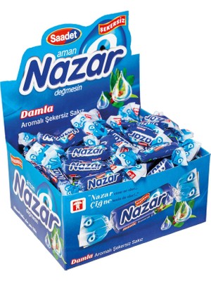 Maxi Trendy Şekersiz Nane Aromalı Sakız Damlaları 100 Adet