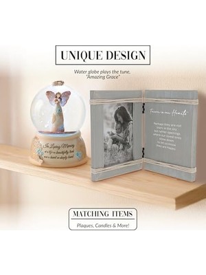 Maxi Trendy 19061 Light Your Way Memorial In Loving Memory Musical Water Globe, 100MM