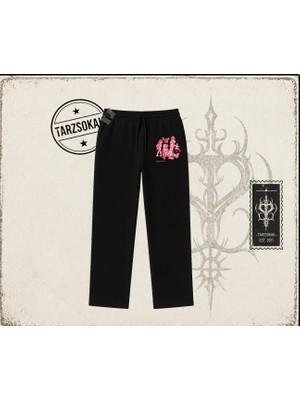 Tarzsokak Unisex Tyyz Unisex Baggy Eşofman Altı Beyaz