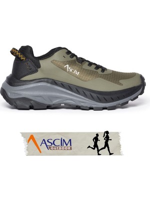 Ascim Outdoor  Trekking Unisex Ayakkabı – Hafif, Nefes Alabilir, Kaymaz Taban