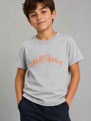 Essu Erkek Çocuk Ön-Arka Baskılı Penye T-Shirt